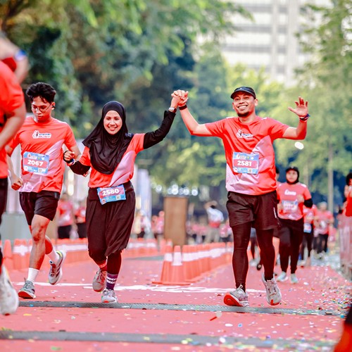Race photo from SMARTFREN RUN 2026