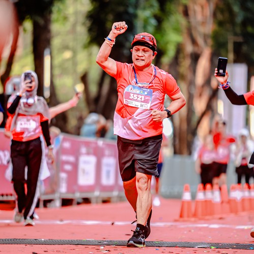 Race photo from SMARTFREN RUN 2026