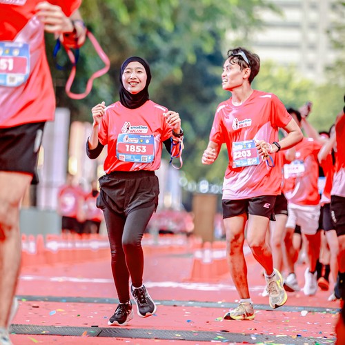 Race photo from SMARTFREN RUN 2026