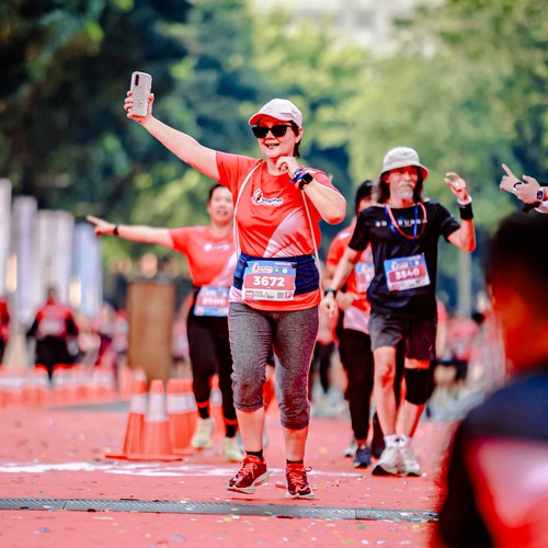 Race photo from SMARTFREN RUN 2026