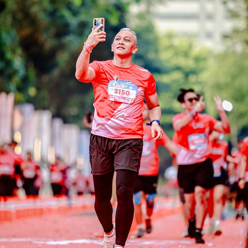 Race photo from SMARTFREN RUN 2026
