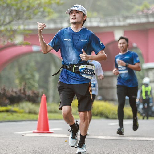 Race photo from BOGORUN 2026