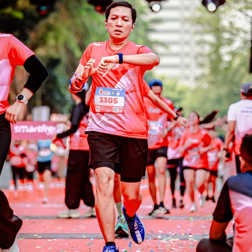 Race photo from SMARTFREN RUN 2026