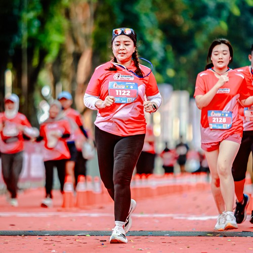 Race photo from SMARTFREN RUN 2026