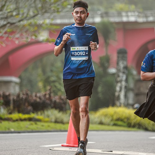 Race photo from BOGORUN 2026