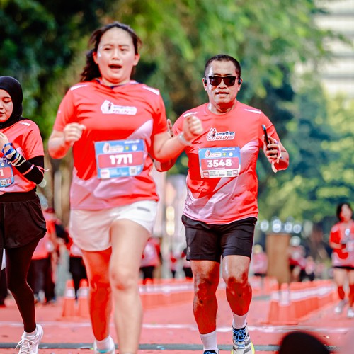 Race photo from SMARTFREN RUN 2026