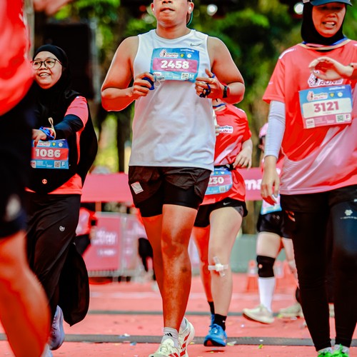 Race photo from SMARTFREN RUN 2026