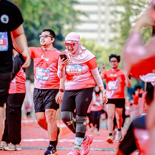 Race photo from SMARTFREN RUN 2026