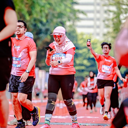 Race photo from SMARTFREN RUN 2026