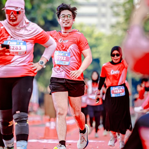 Race photo from SMARTFREN RUN 2026