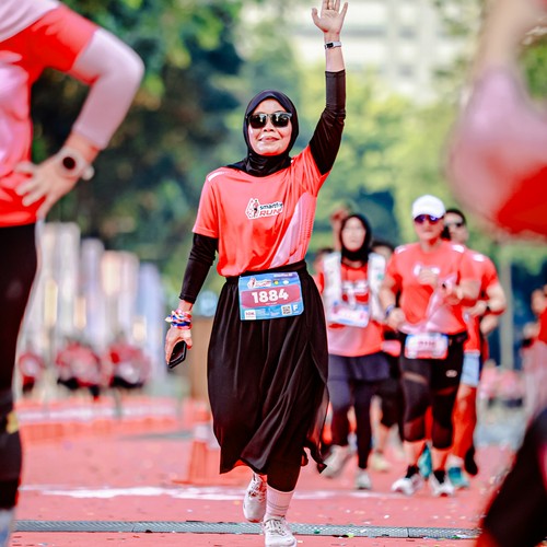 Race photo from SMARTFREN RUN 2026