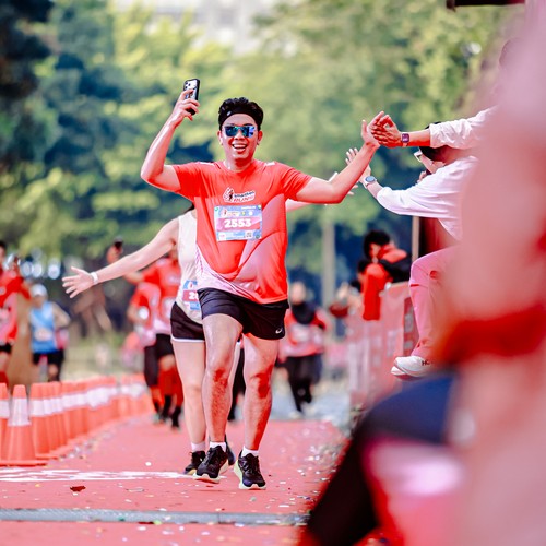 Race photo from SMARTFREN RUN 2026