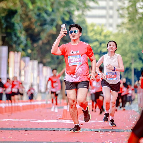 Race photo from SMARTFREN RUN 2026