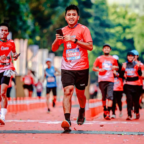 Race photo from SMARTFREN RUN 2026
