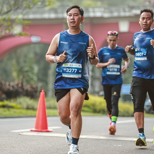 Race photo from BOGORUN 2026