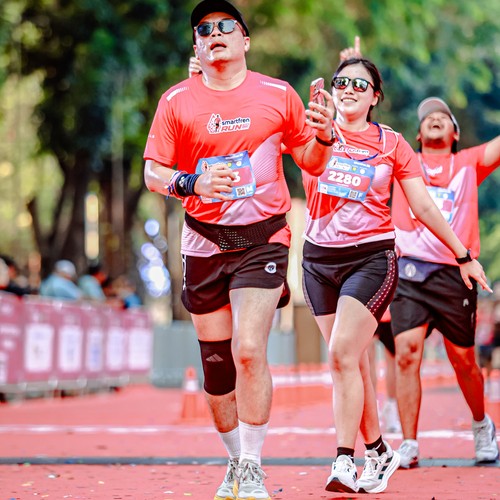 Race photo from SMARTFREN RUN 2026
