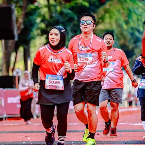 Race photo from SMARTFREN RUN 2026