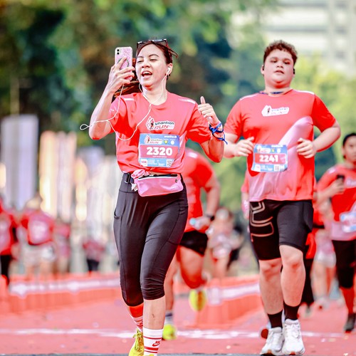 Race photo from SMARTFREN RUN 2026