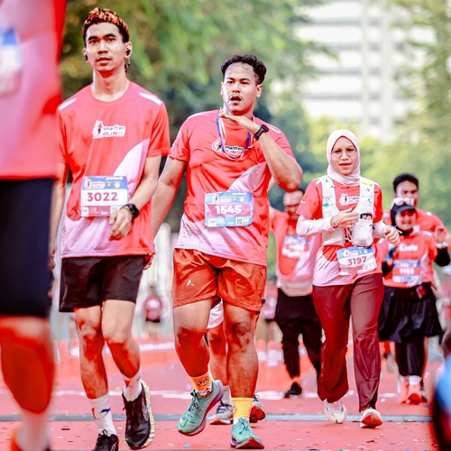 Race photo from SMARTFREN RUN 2026