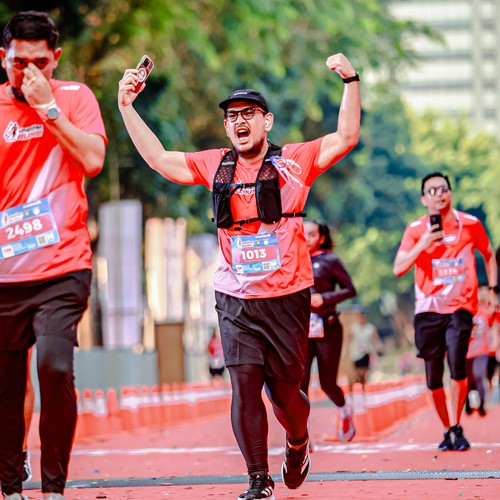 Race photo from SMARTFREN RUN 2026