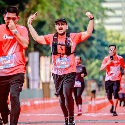 Race photo from SMARTFREN RUN 2026
