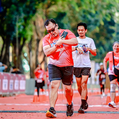 Race photo from SMARTFREN RUN 2026