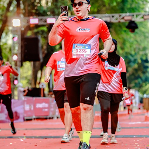 Race photo from SMARTFREN RUN 2026
