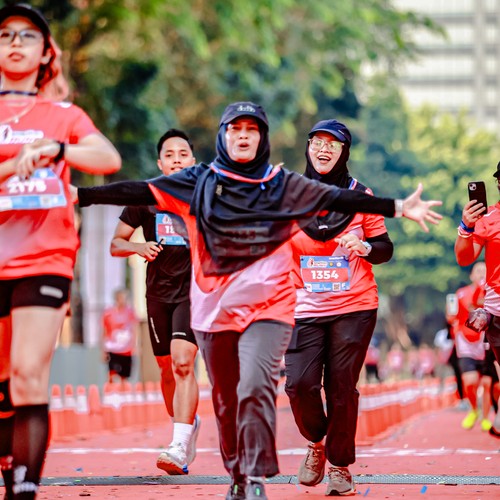 Race photo from SMARTFREN RUN 2026