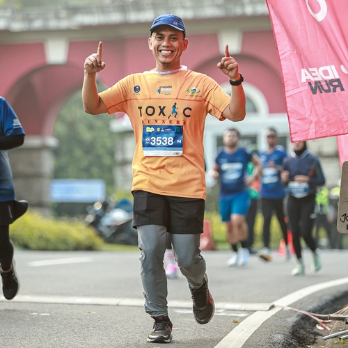 Race photo from BOGORUN 2026