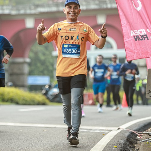 Race photo from BOGORUN 2026