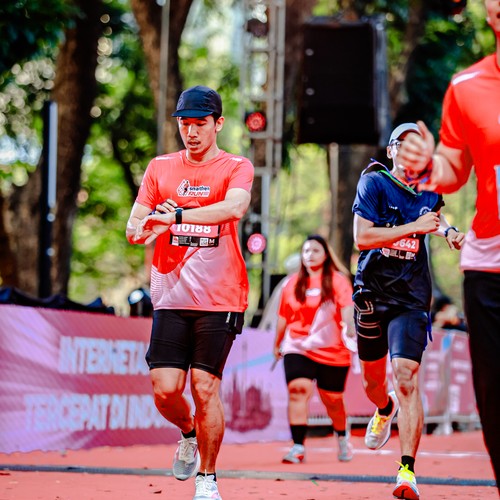 Race photo from SMARTFREN RUN 2026