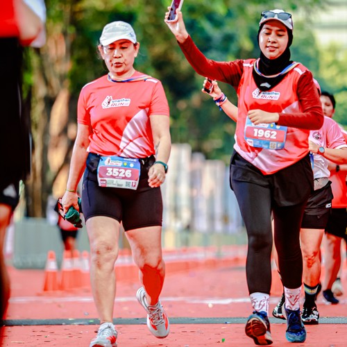 Race photo from SMARTFREN RUN 2026