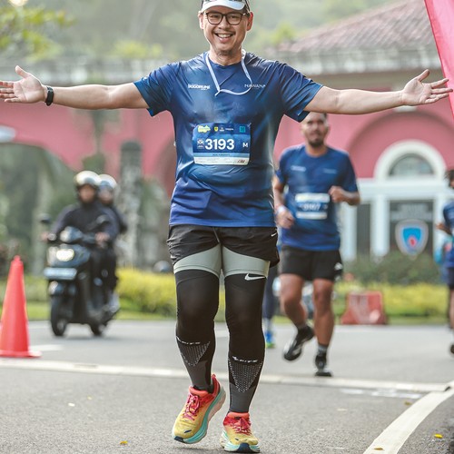 Race photo from BOGORUN 2026