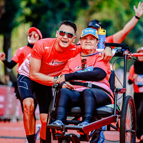 Race photo from SMARTFREN RUN 2026
