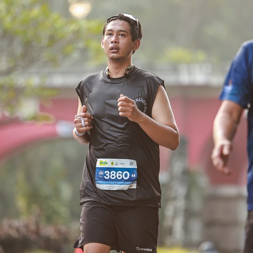 Race photo from BOGORUN 2026