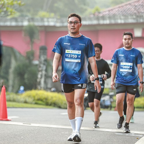 Race photo from BOGORUN 2026
