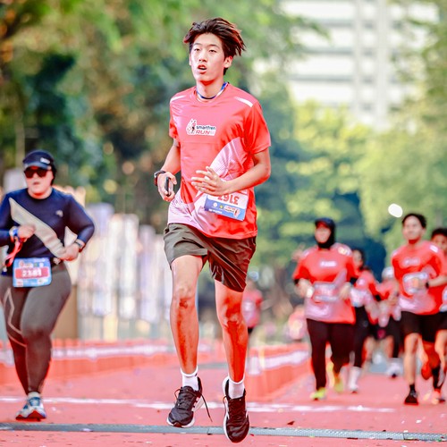 Race photo from SMARTFREN RUN 2026