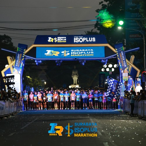 Race photo from SURABAYA ISOPLUS MARATHON 2026