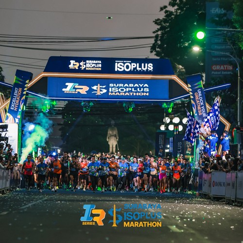 Race photo from SURABAYA ISOPLUS MARATHON 2026