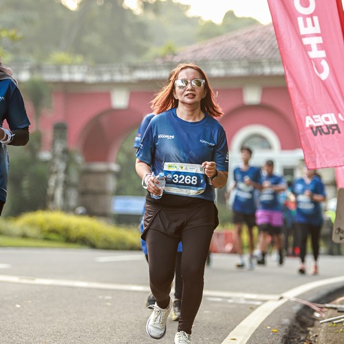 Race photo from BOGORUN 2026