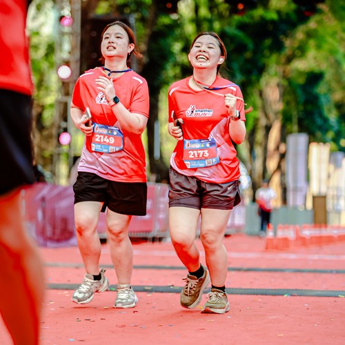 Race photo from SMARTFREN RUN 2026