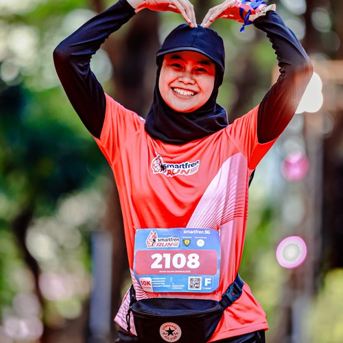 Race photo from SMARTFREN RUN 2026