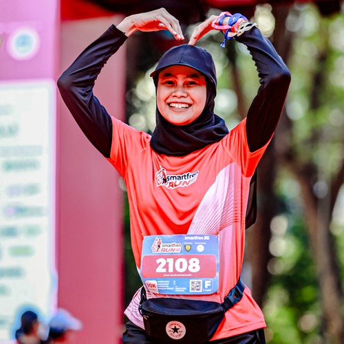 Race photo from SMARTFREN RUN 2026
