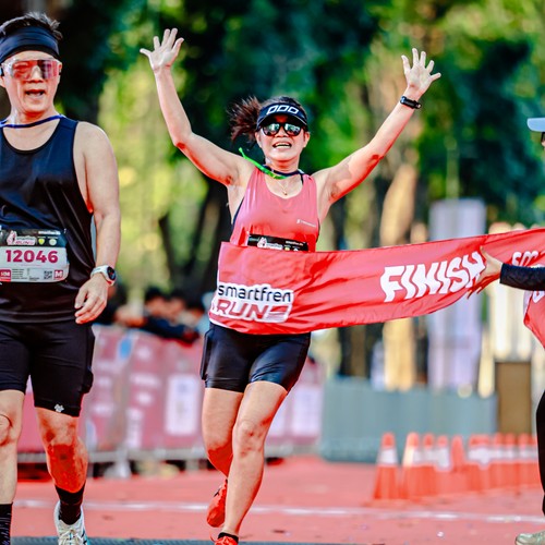 Race photo from SMARTFREN RUN 2026