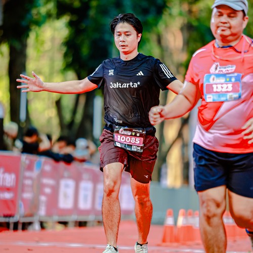 Race photo from SMARTFREN RUN 2026