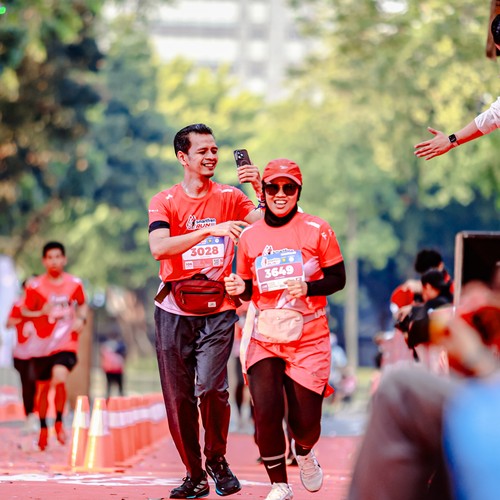 Race photo from SMARTFREN RUN 2026