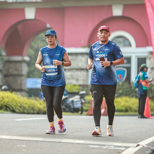 Race photo from BOGORUN 2026