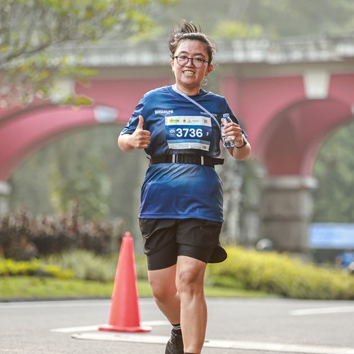 Race photo from BOGORUN 2026