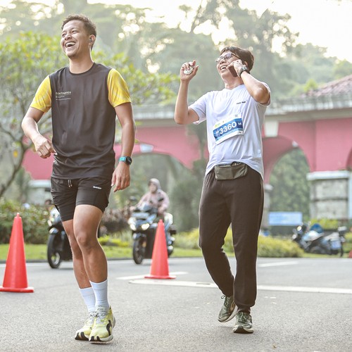 Race photo from BOGORUN 2026