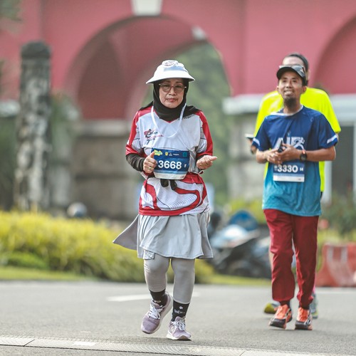 Race photo from BOGORUN 2026